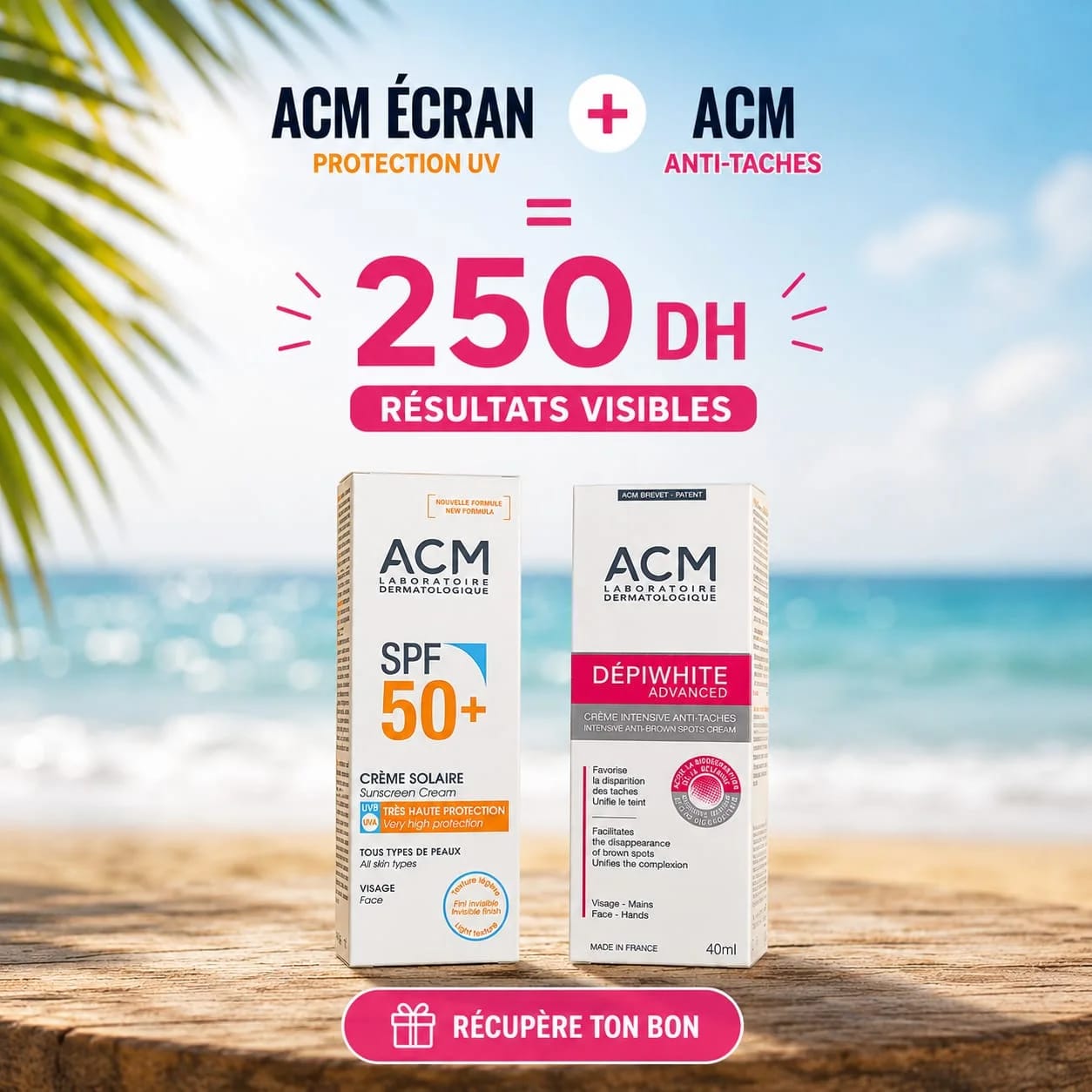 ACM Depiwhite Advanced – Soin Anti Taches + Ecran Solaire SPF 50+